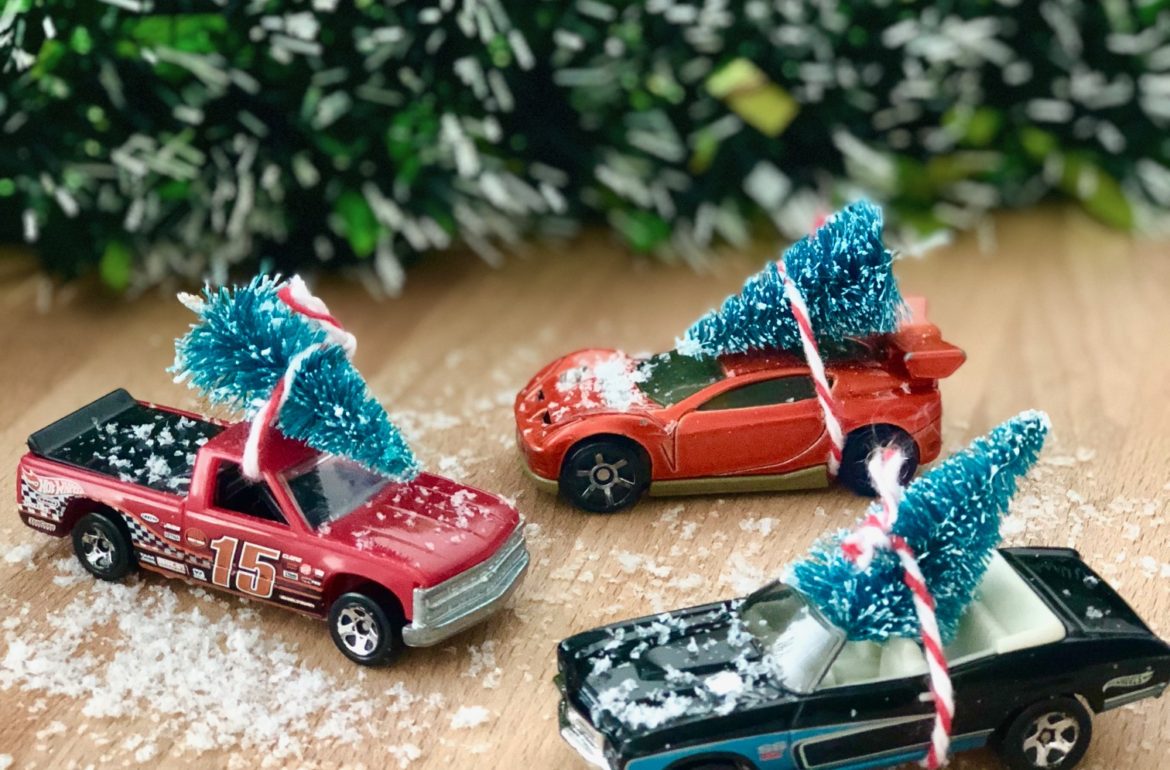 Our Christmas Tree Theme this year is...CARS! The Hustling Mama